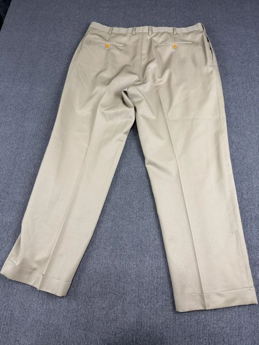 Brooks Brothers Mens Madison Fit Pleated Light Brown Dress Pants 42x30